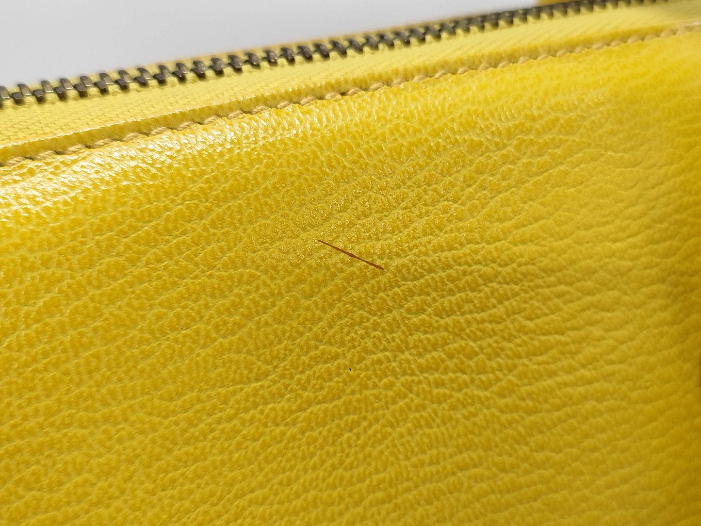 Salvatore Ferragamo Gancini Yellow Handbag