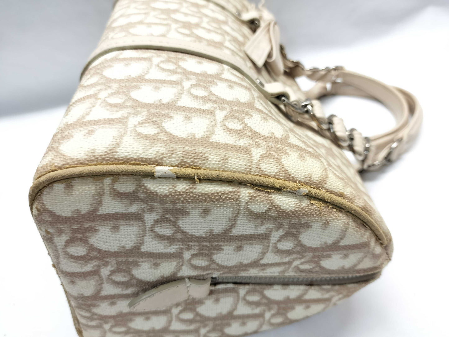 Dior Trotter Romantic Mini Boston PVC/Leather Handbag