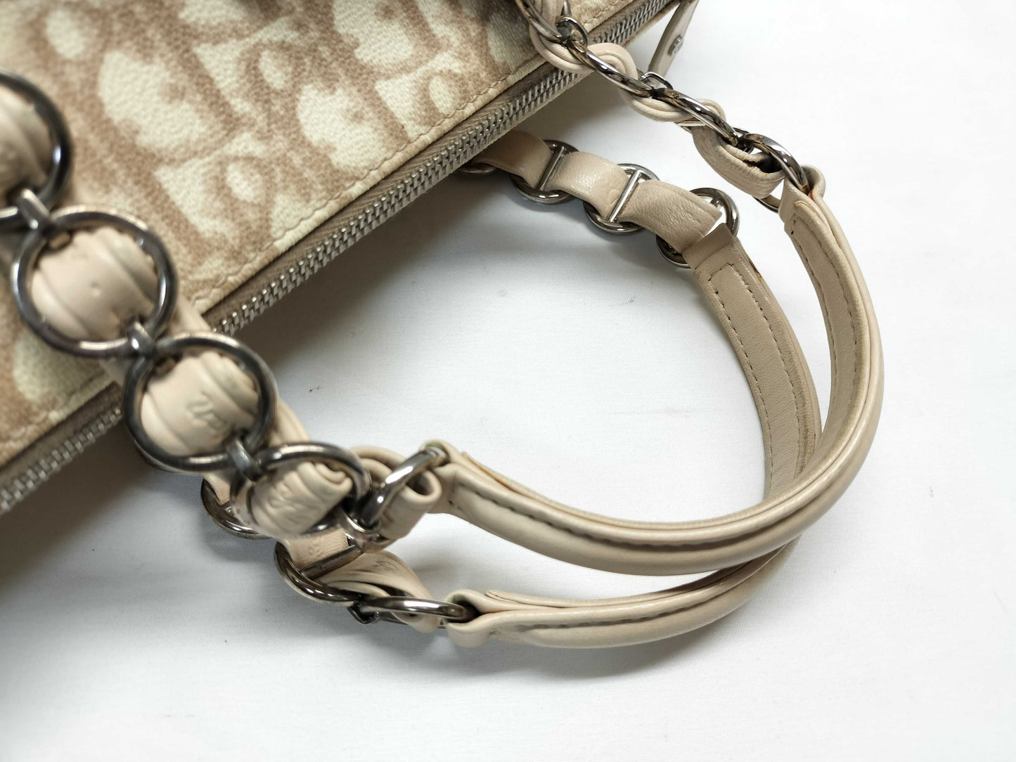 Dior Trotter Romantic Mini Boston PVC/Leather Handbag