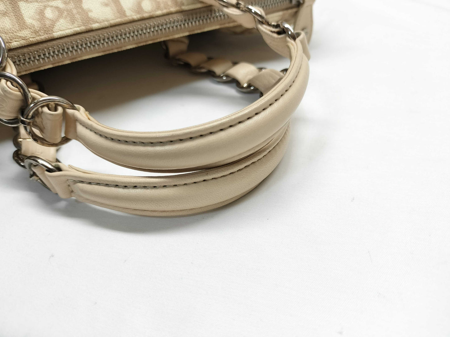 Dior Trotter Romantic Mini Boston PVC/Leather Handbag