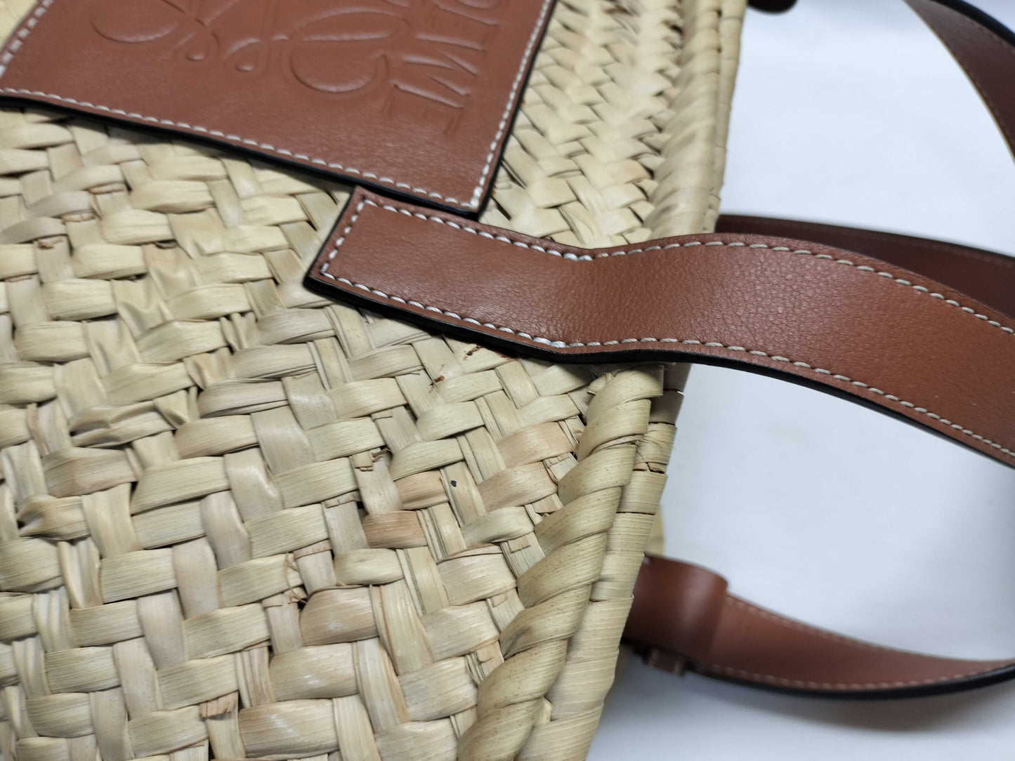 LOEWE Basket Small Raffia Handbag