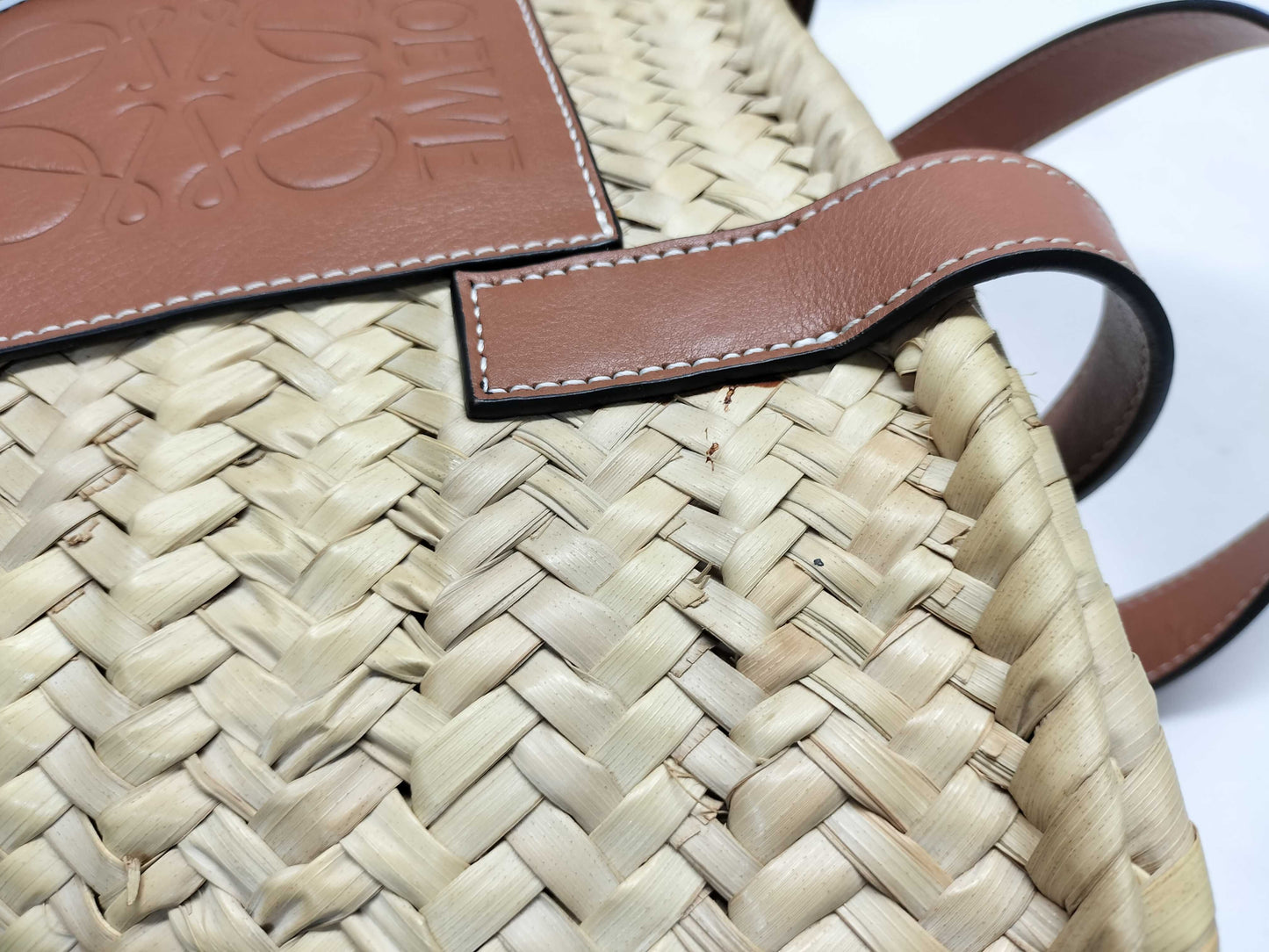 LOEWE Basket Small Raffia Handbag