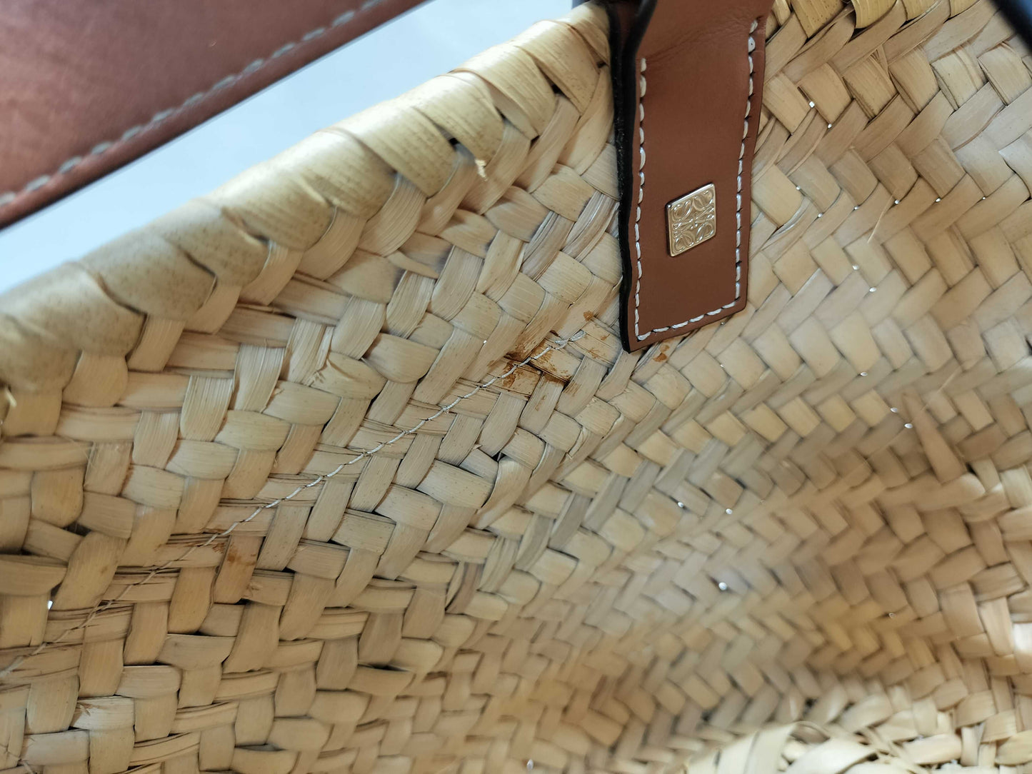 LOEWE Basket Small Raffia Handbag