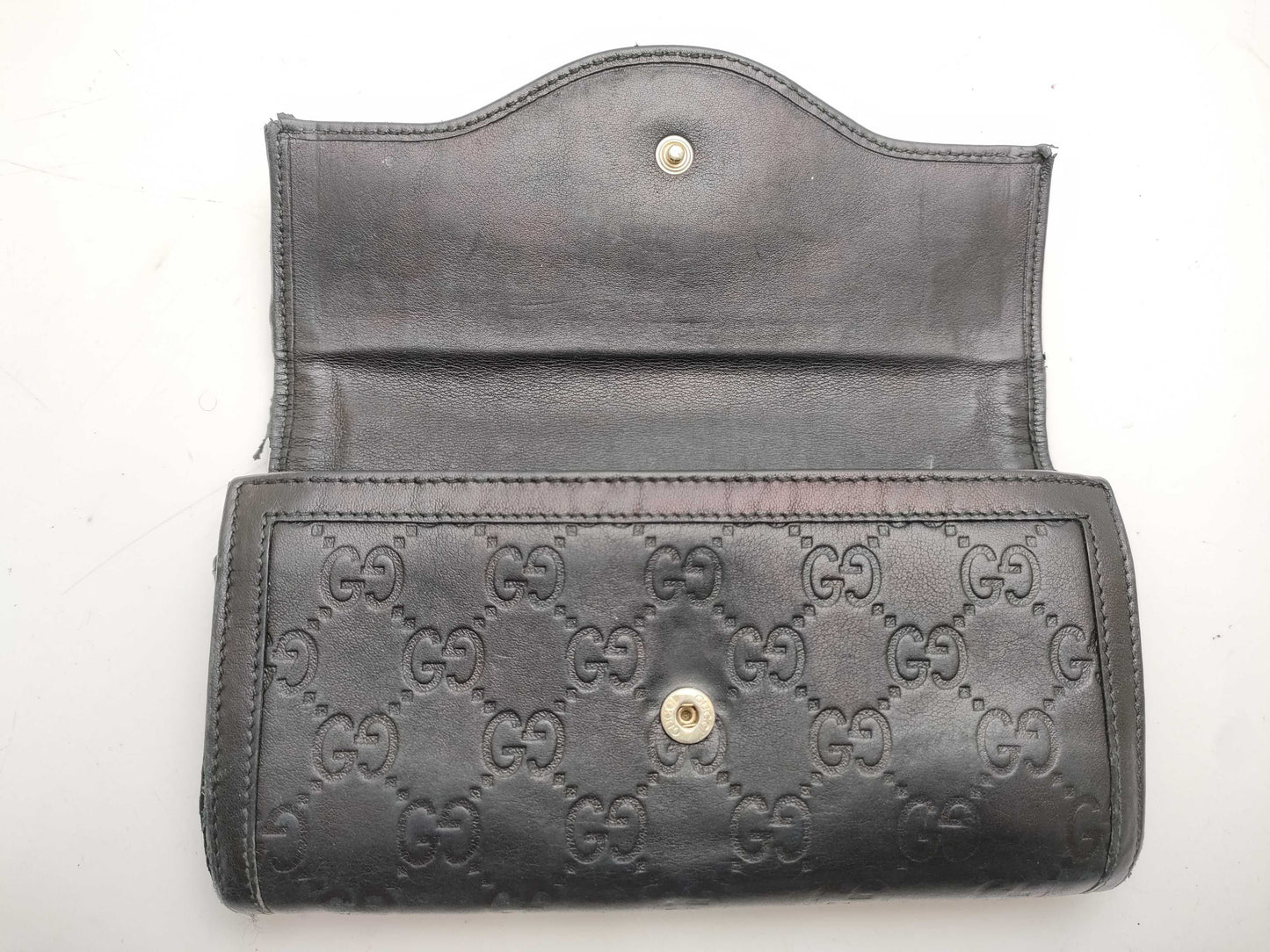 GUCCI GG Shima Interlocking Long Wallet