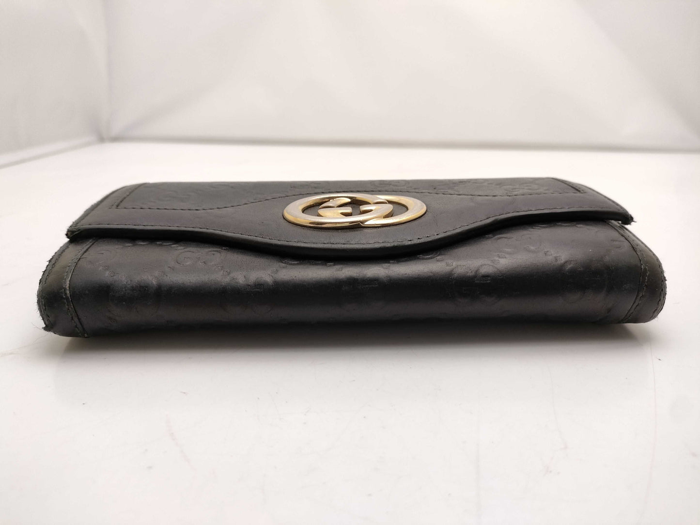 GUCCI GG Shima Interlocking Long Wallet