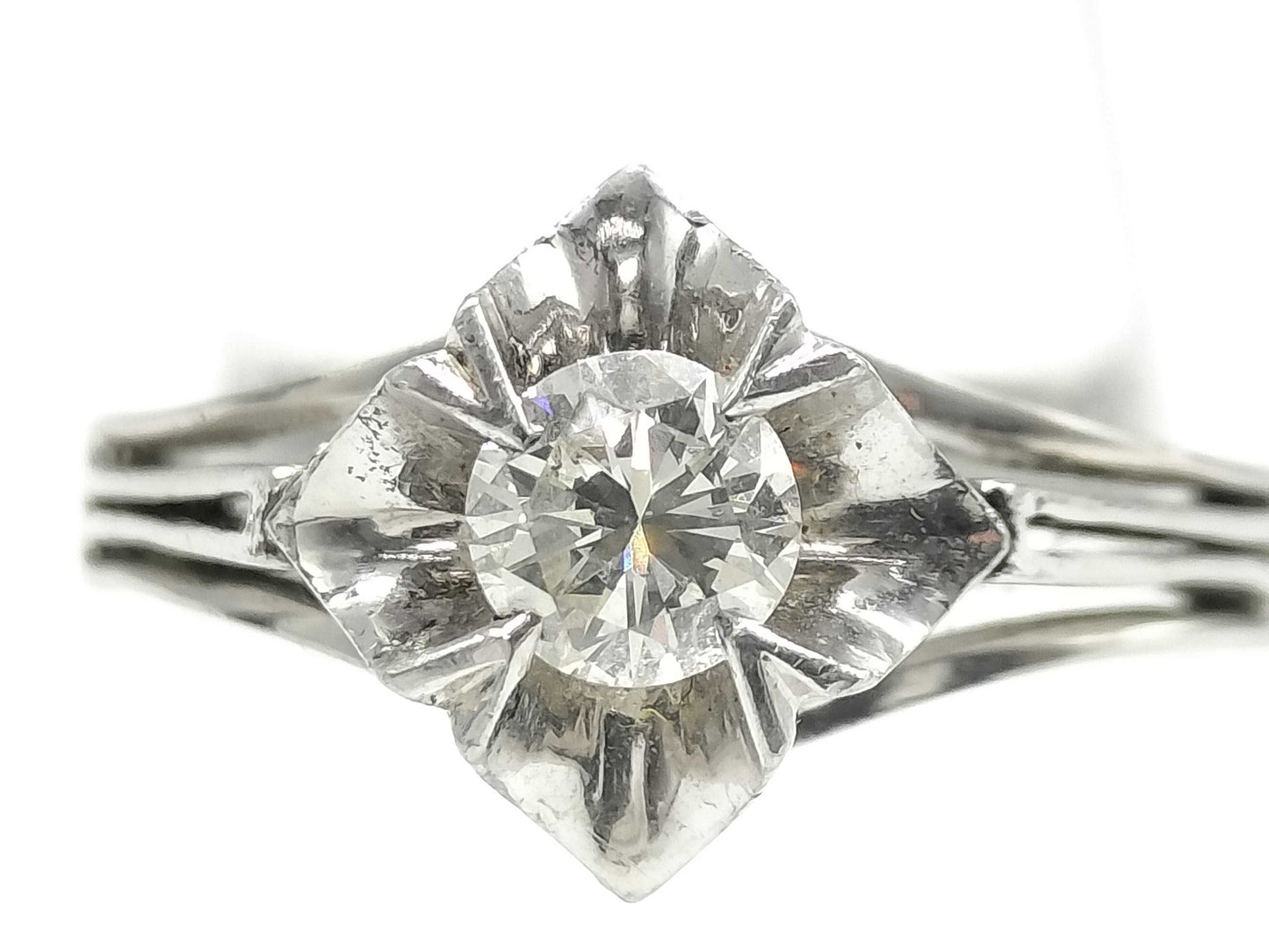 D0.26ct Pt900 5.1g Ring