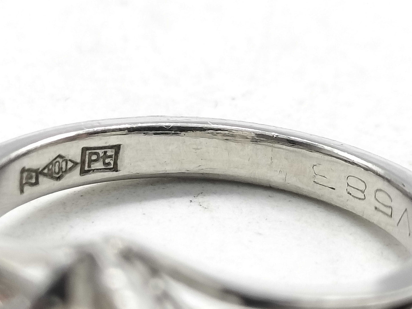 D0.26ct Pt900 5.1g Ring