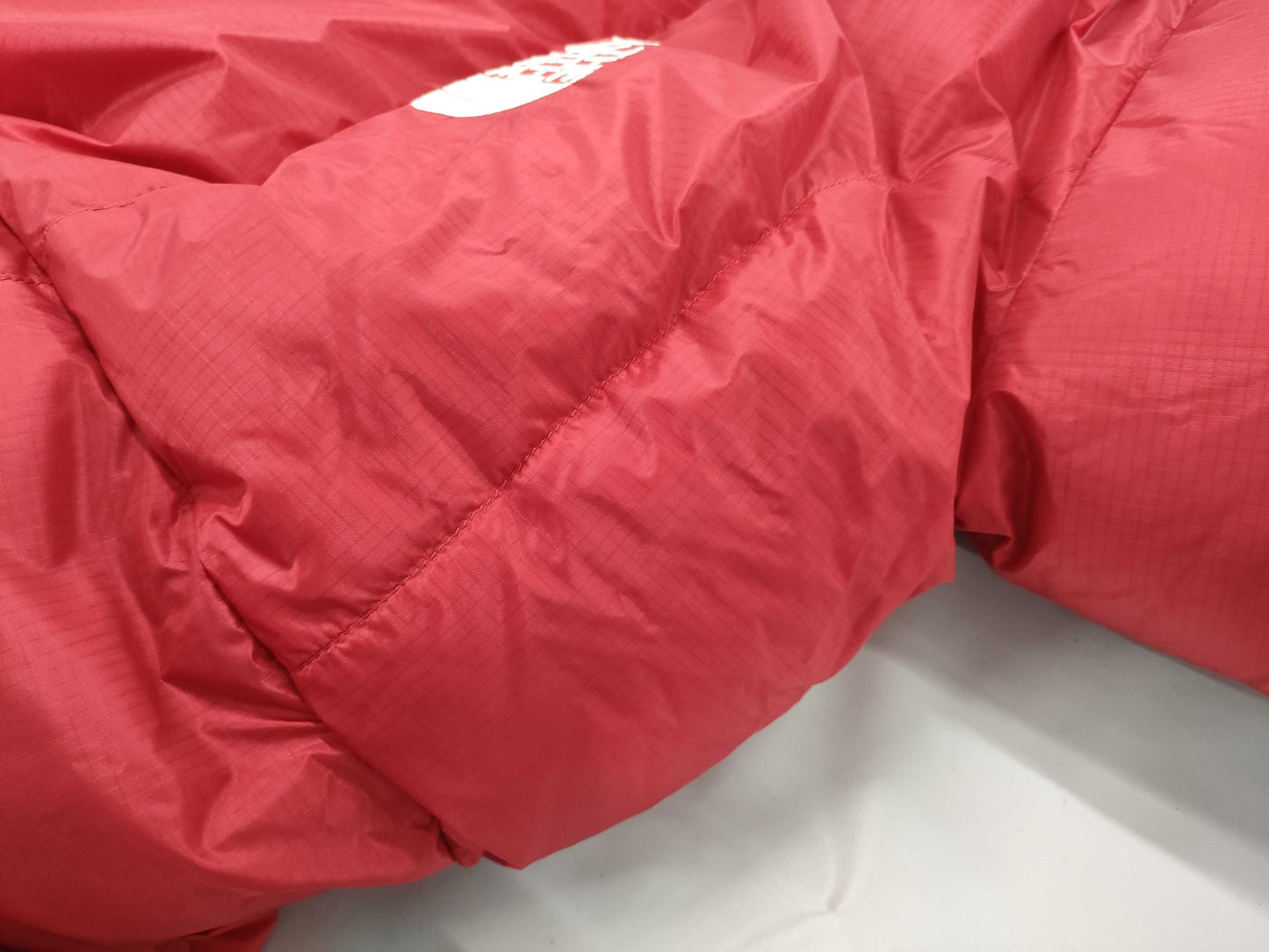 The North Face Down Jacket, Red, Cracked