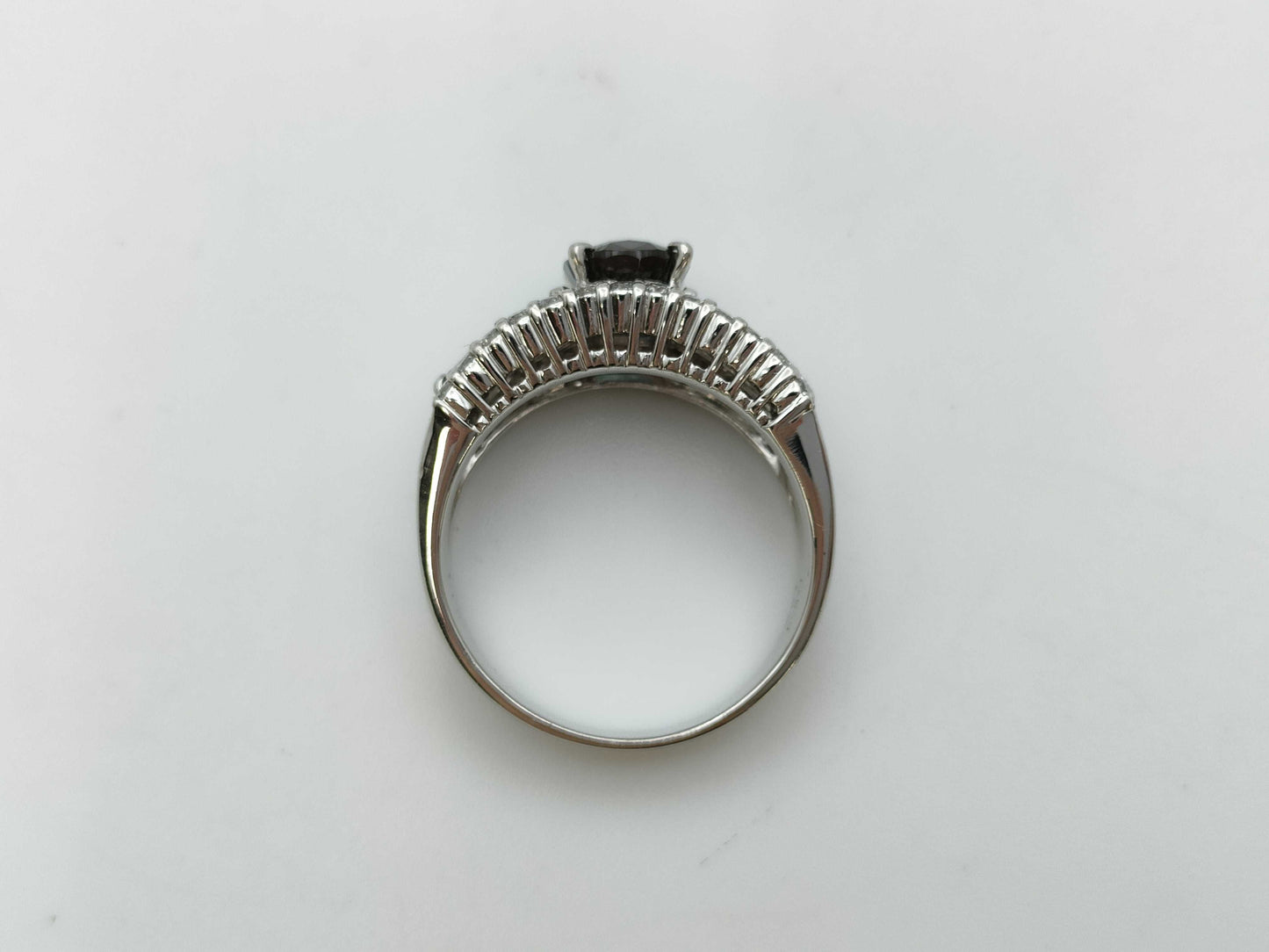 AX1.82ct D1.15ct Pt900 11.1g Ring