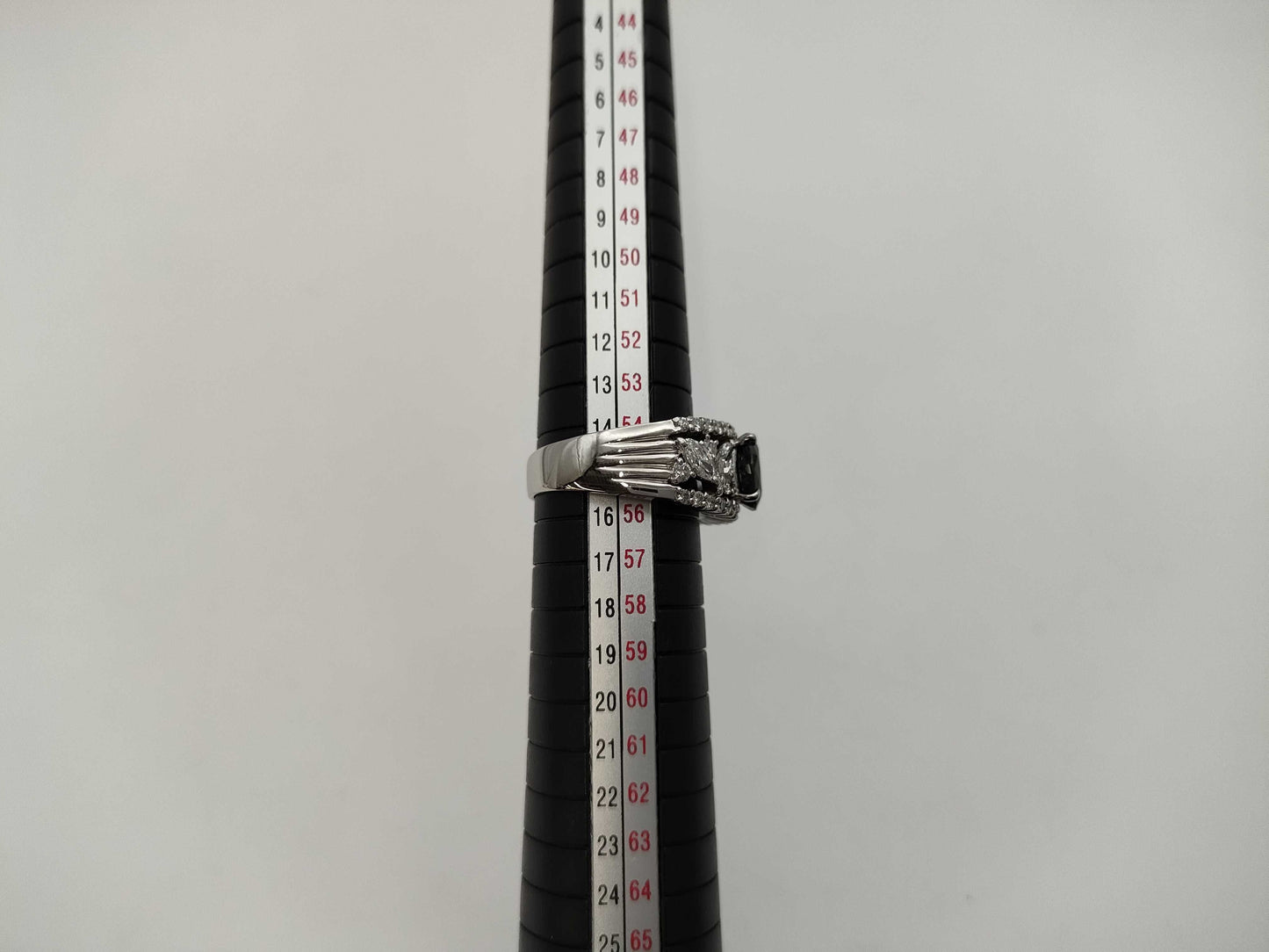 AX1.82ct D1.15ct Pt900 11.1g Ring