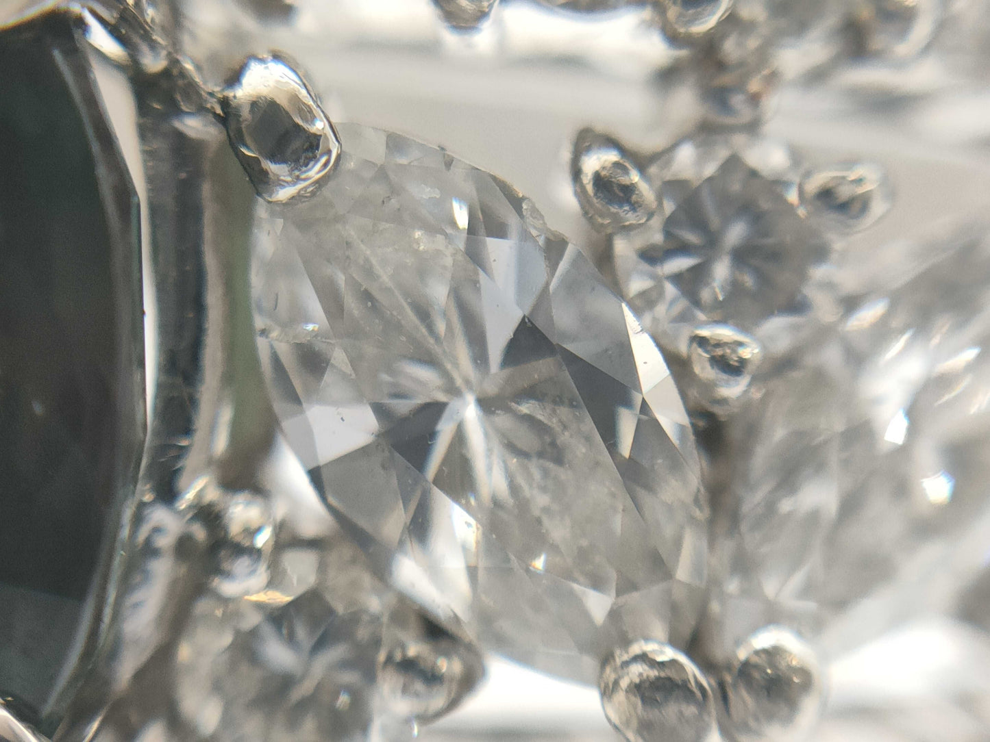 AX1.82ct D1.15ct Pt900 11.1g Ring