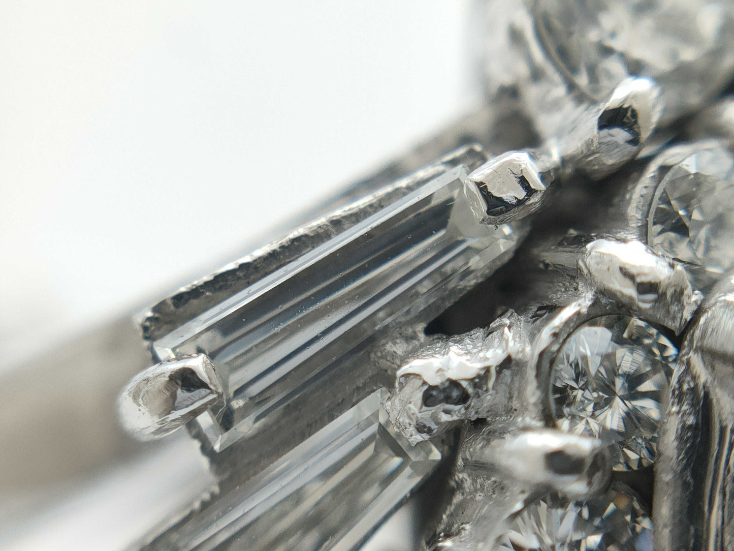 AX1.28ct Diamond Pt900 10.6g Ring