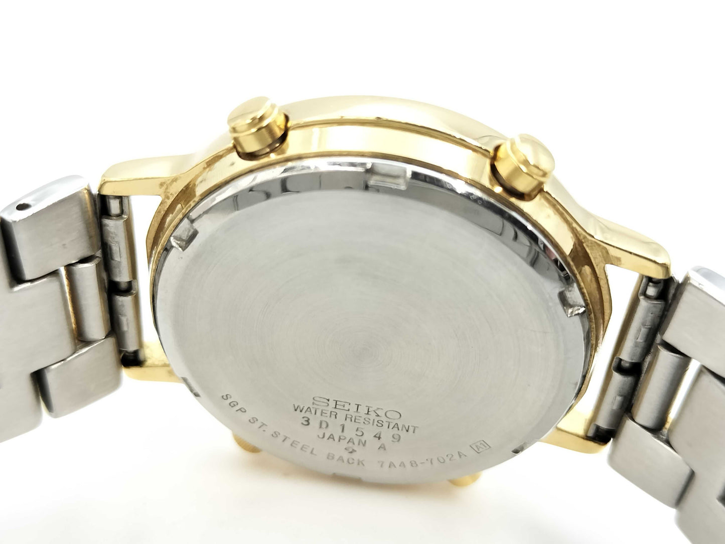 SEIKO Quartz/Moon Phase/7A48-702A Men's Watch