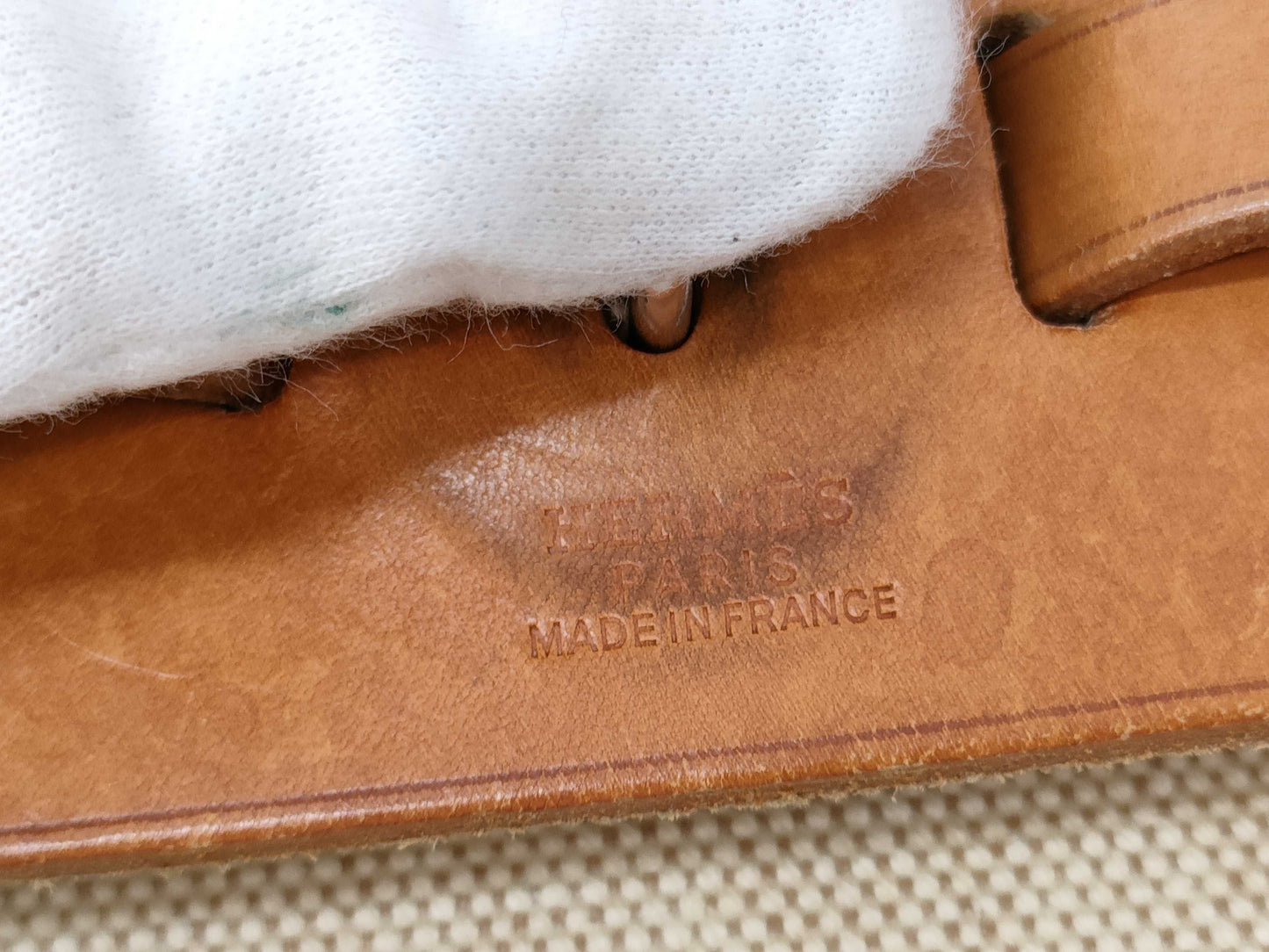 HERMES Airbag Ad PM Toile Silver Hardware B Engraving Interchangeable Bag, Clasp Included Handbag