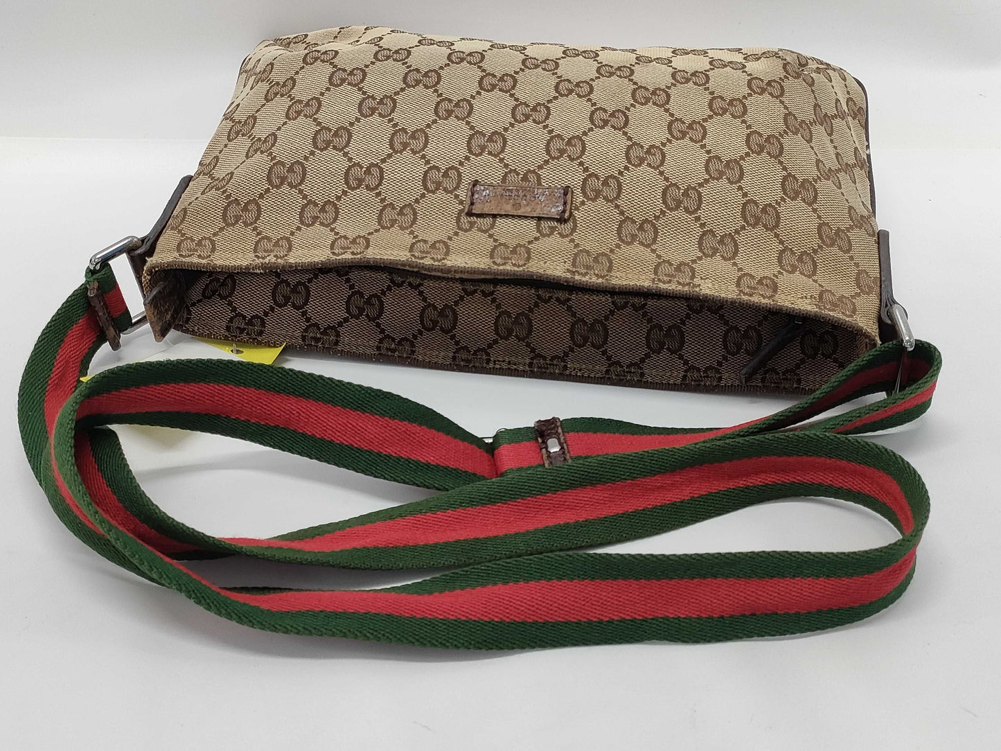 GUCCI 189749 GG Canvas Sherry Shoulder Bag