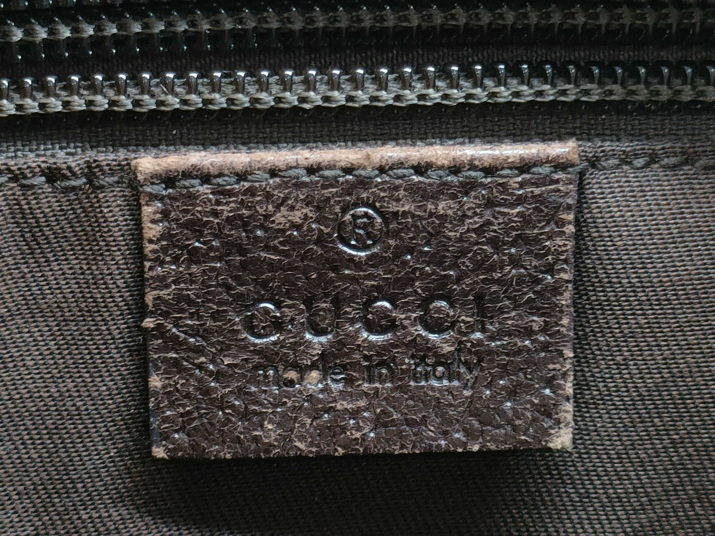 GUCCI 189749 GG Canvas Sherry Shoulder Bag