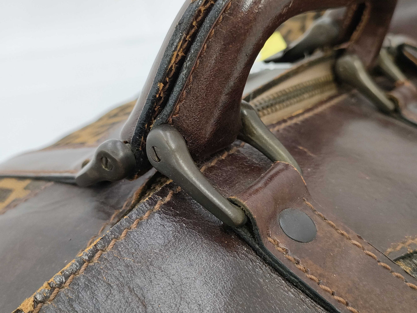 FENDI Zucca pattern old Zucca Boston bag/torn Boston bag