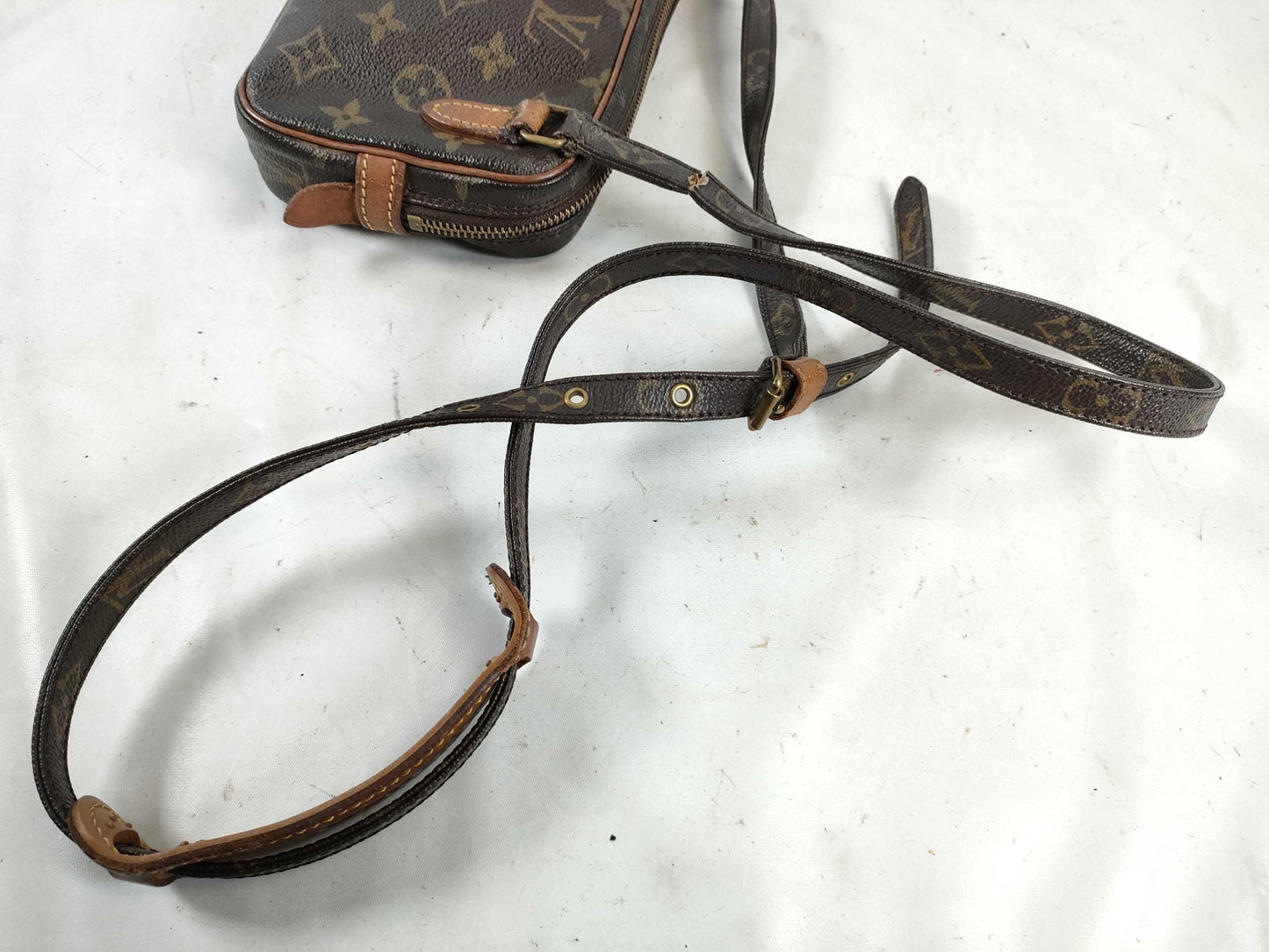 LOUIS VUITTON RFID Unverified TH 8905 Monogram Pochette Marly Bandouliere Shoulder Bag