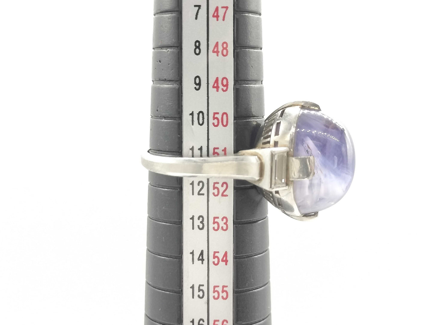 Stainless steel 18.06ct diamond Pt850 9.3g ring