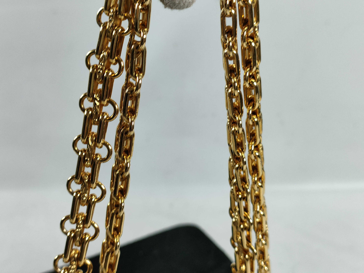 CHANEL Matelasse Jersey Black Double Flap Shoulder Bag