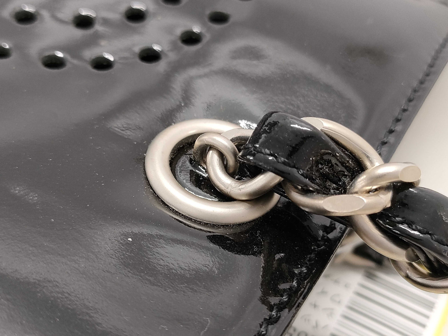 CHANEL Wild Stitch Enamel Punching Tote Bag