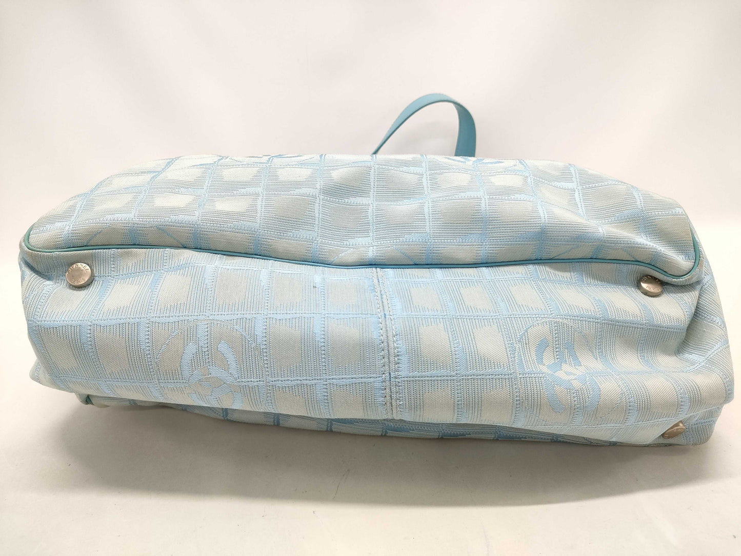 CHANEL Light Blue Tote Bag