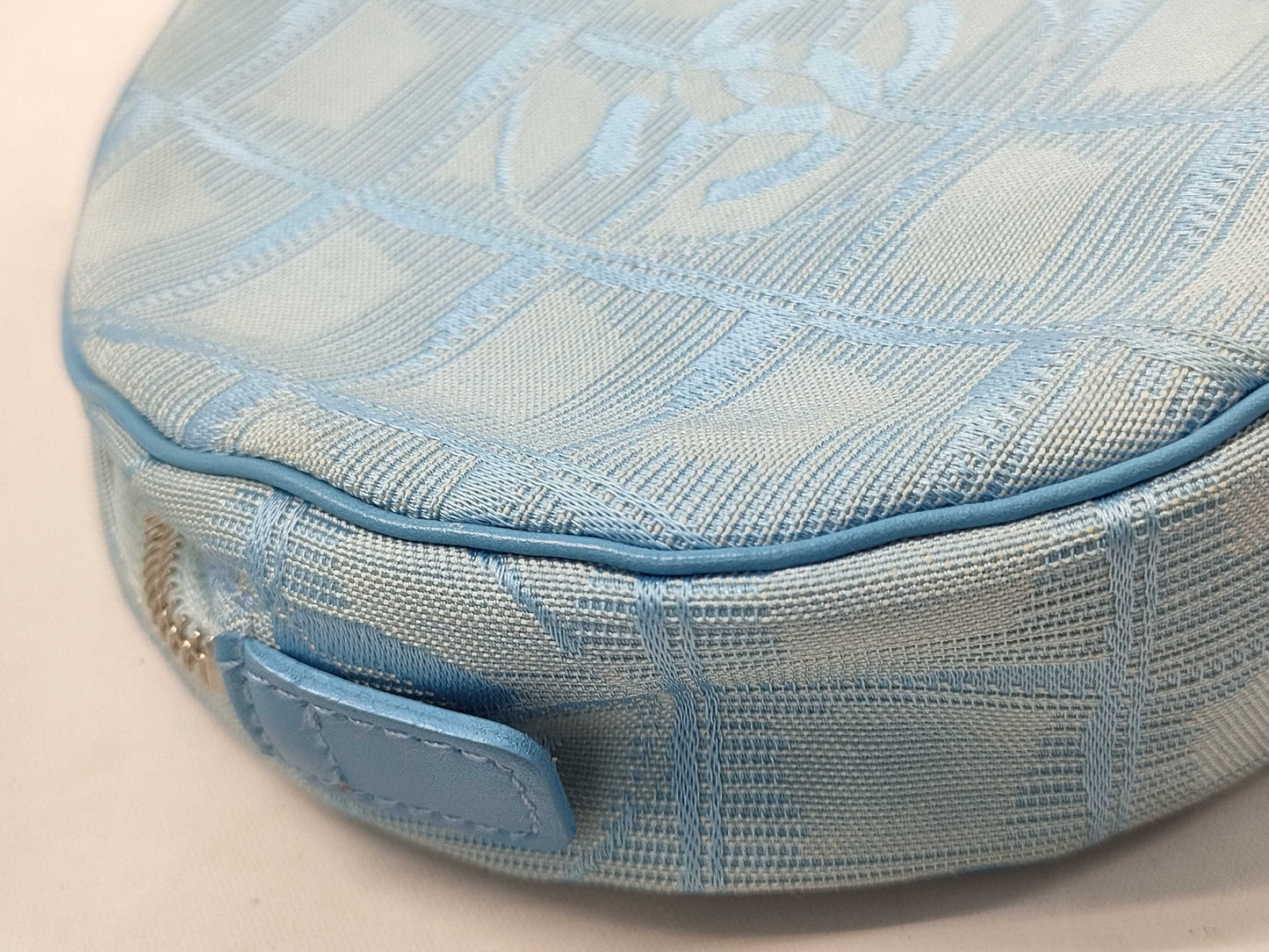 CHANEL Travel Line Pouch Blue Pouch
