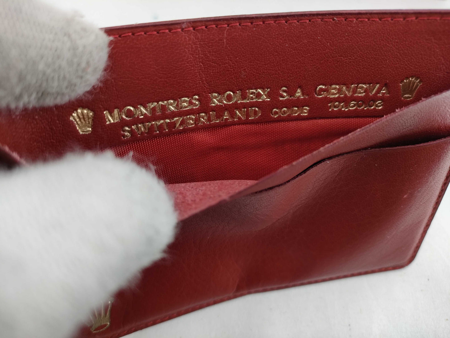 ROLEX 69173 Empty Box Red with Warranty Other Accessories