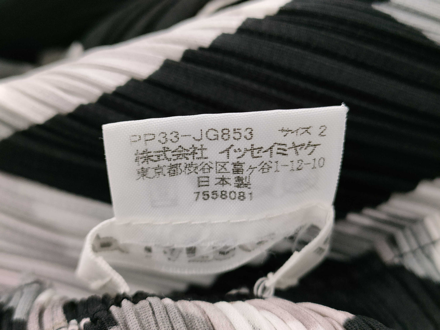ISSEY MIYAKE Pleats Please Patterned Skirt