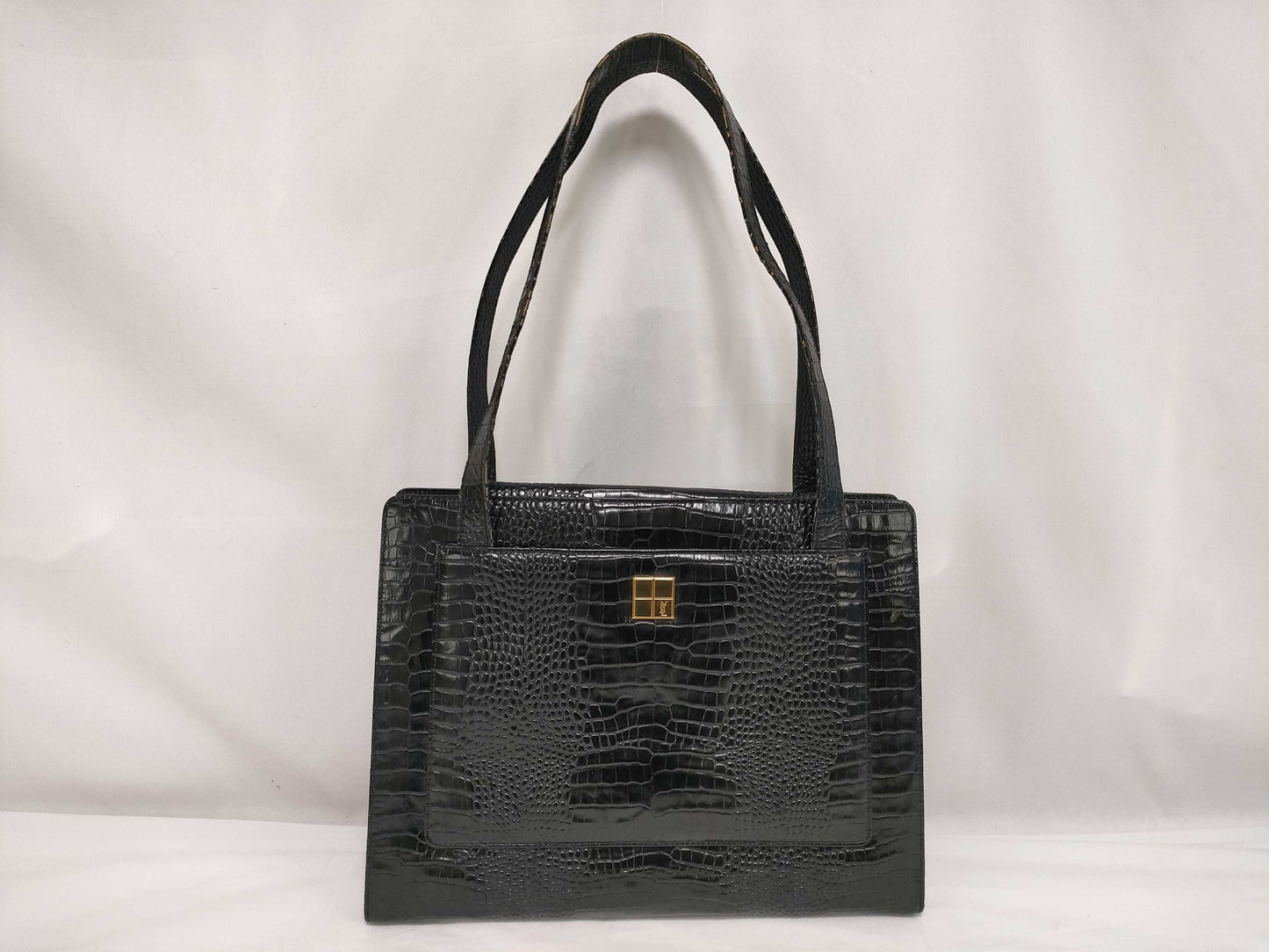 Yves Saint Laurent Crocodile Leather Handbag Handbag