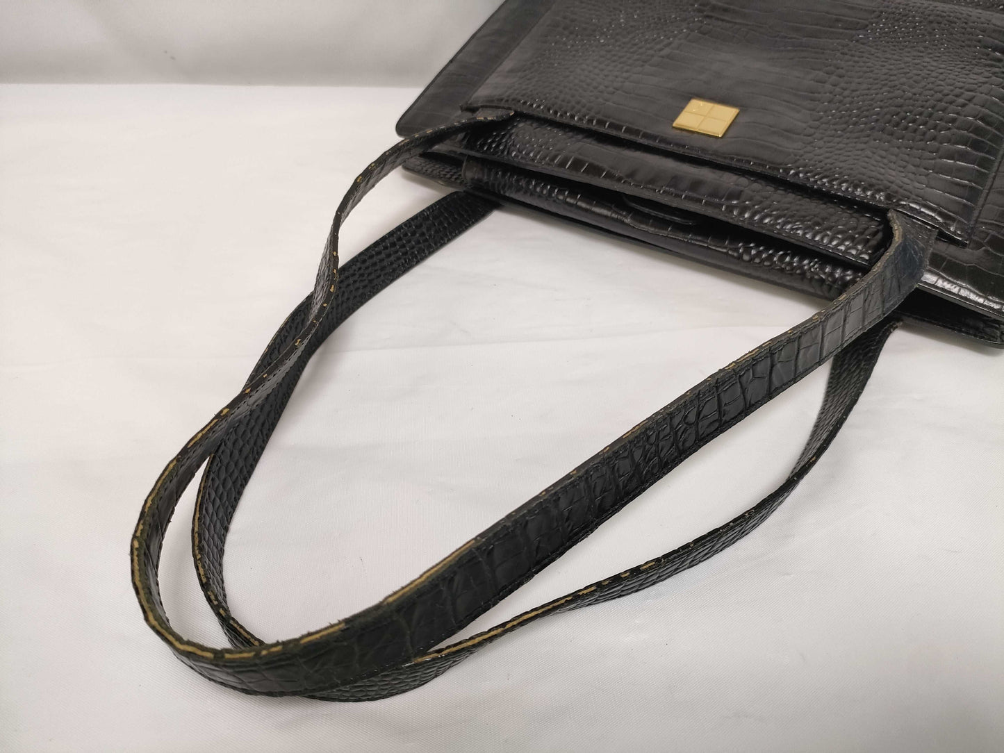Yves Saint Laurent Crocodile Leather Handbag Handbag