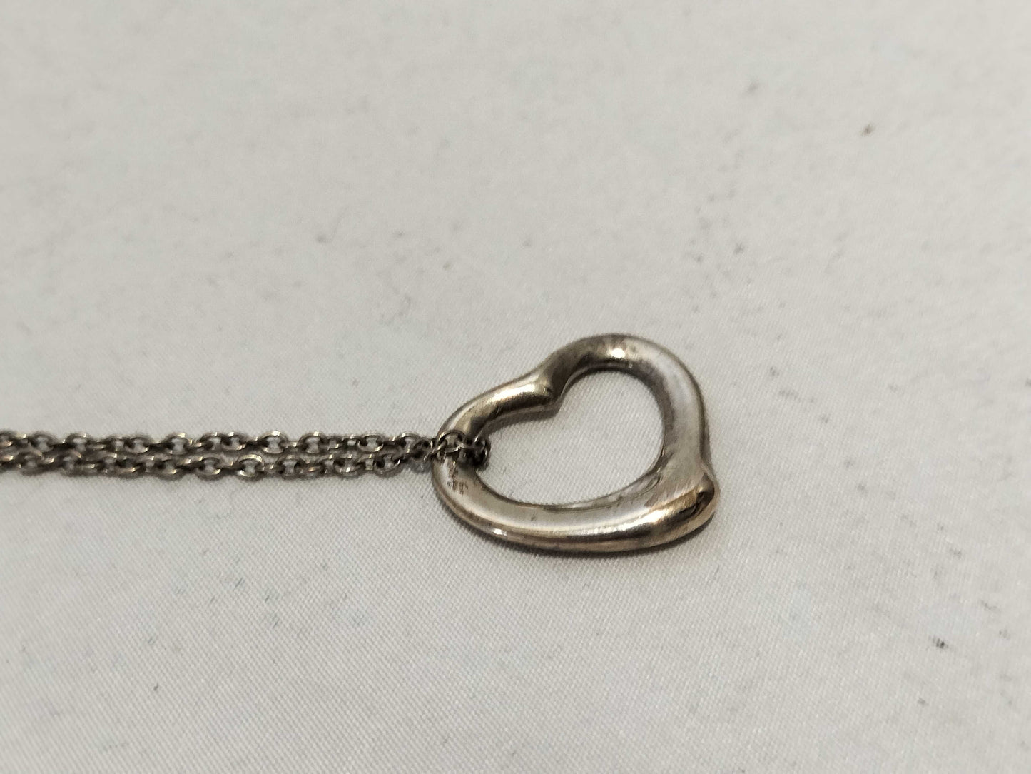 Tiffany & Co. Open Heart Necklace 6.2g