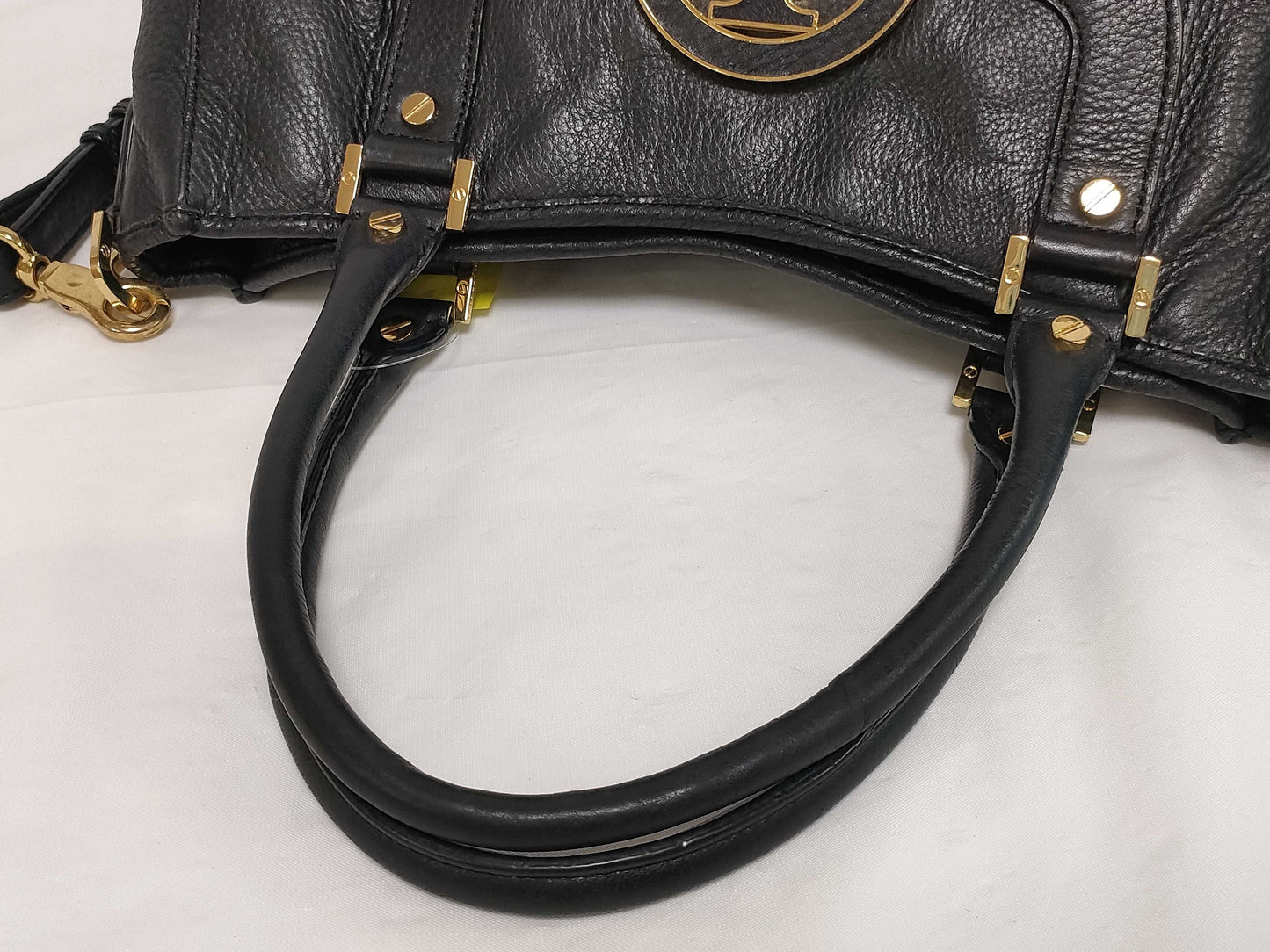 Tory Burch Leather Tote Bag Black Tote Bag