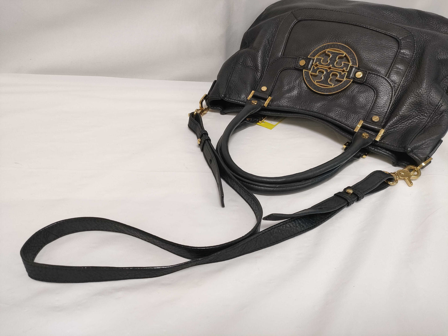 Tory Burch Leather Tote Bag Black Tote Bag