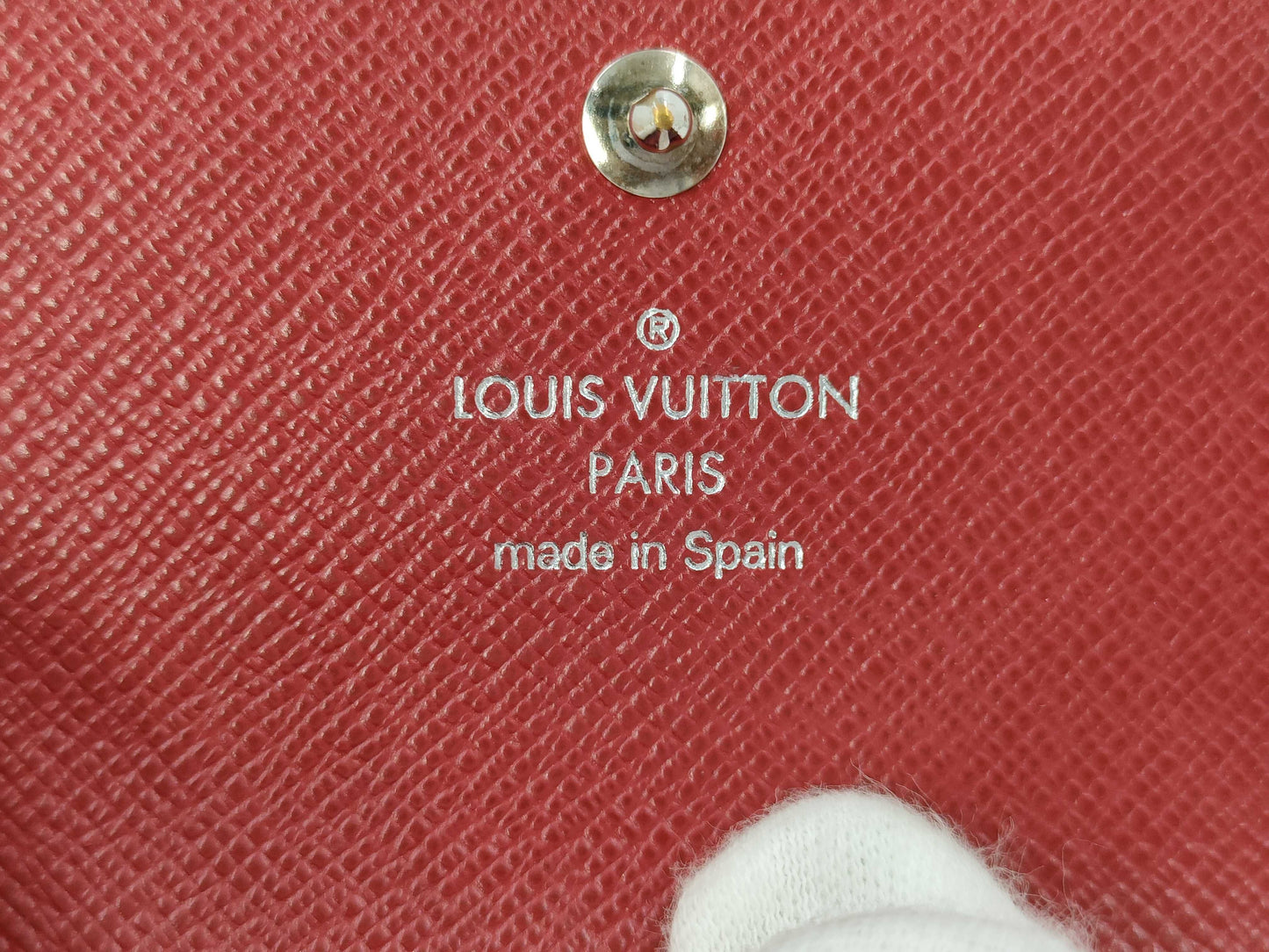 LOUIS VUITTON Epi Portefeuille Sarah Personalized Wallet