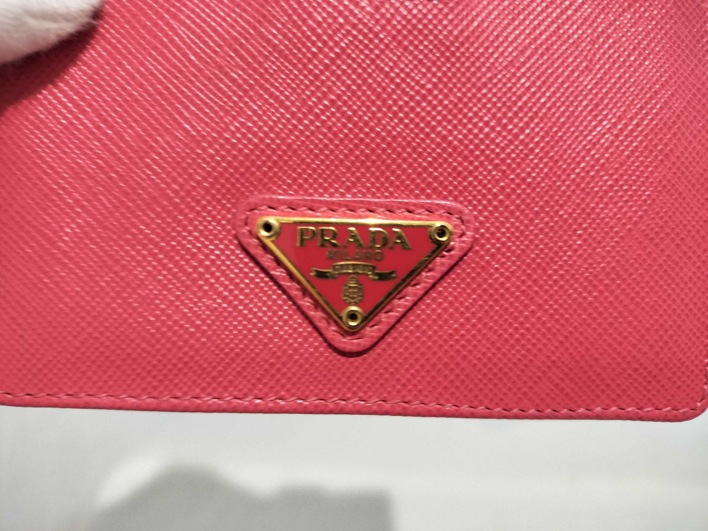 PRADA Saffiano Card Case, Card Case, Pass Case, Business Card Case
