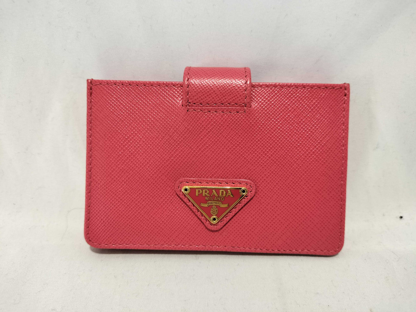 PRADA Saffiano Card Case, Card Case, Pass Case, Business Card Case