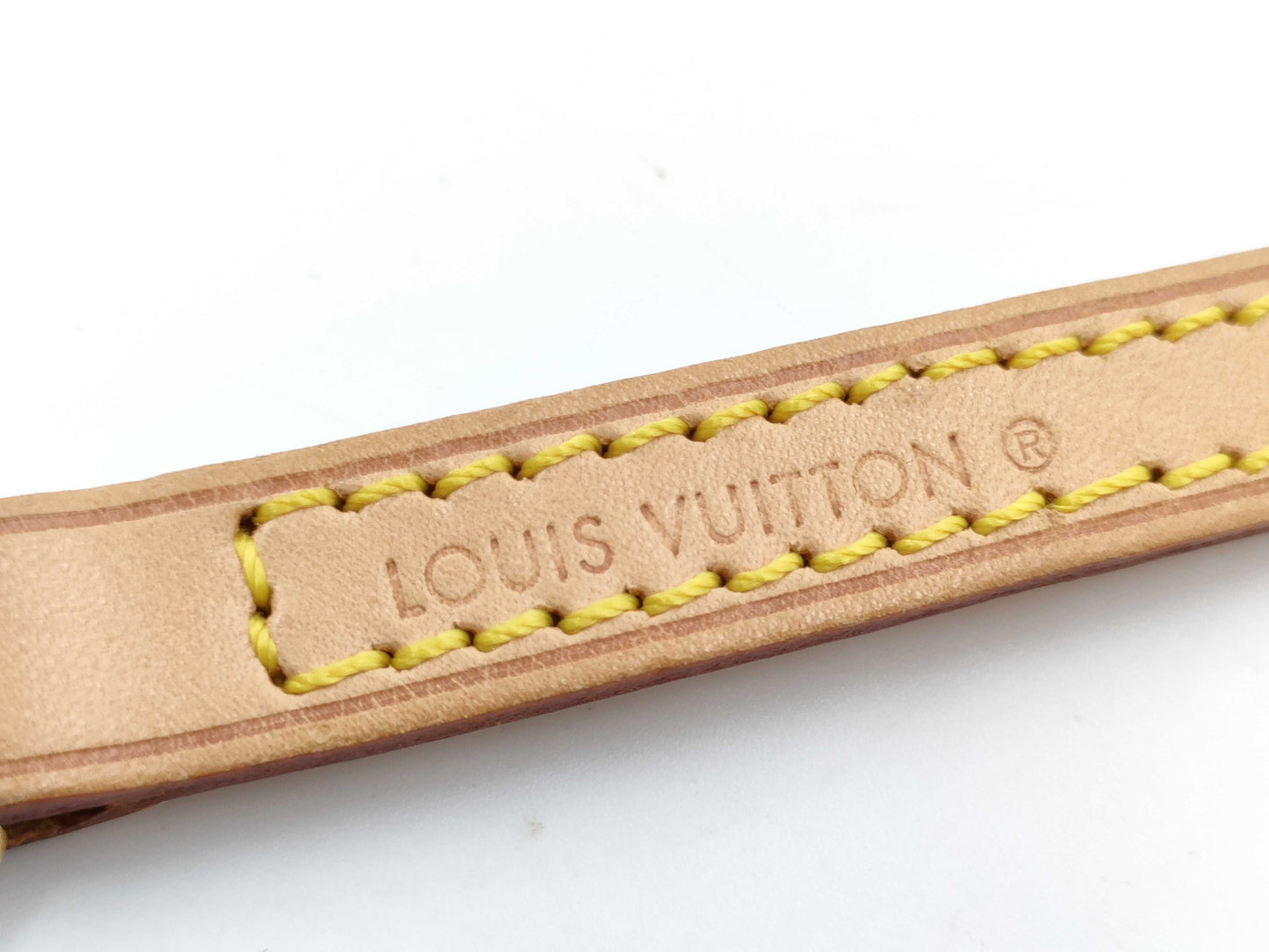 LOUIS VUITTON Natural Leather Shoulder Strap Only
