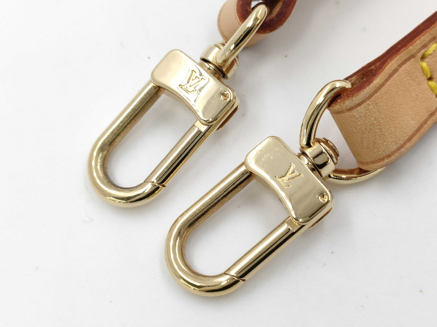 LOUIS VUITTON Natural Leather Shoulder Strap Only