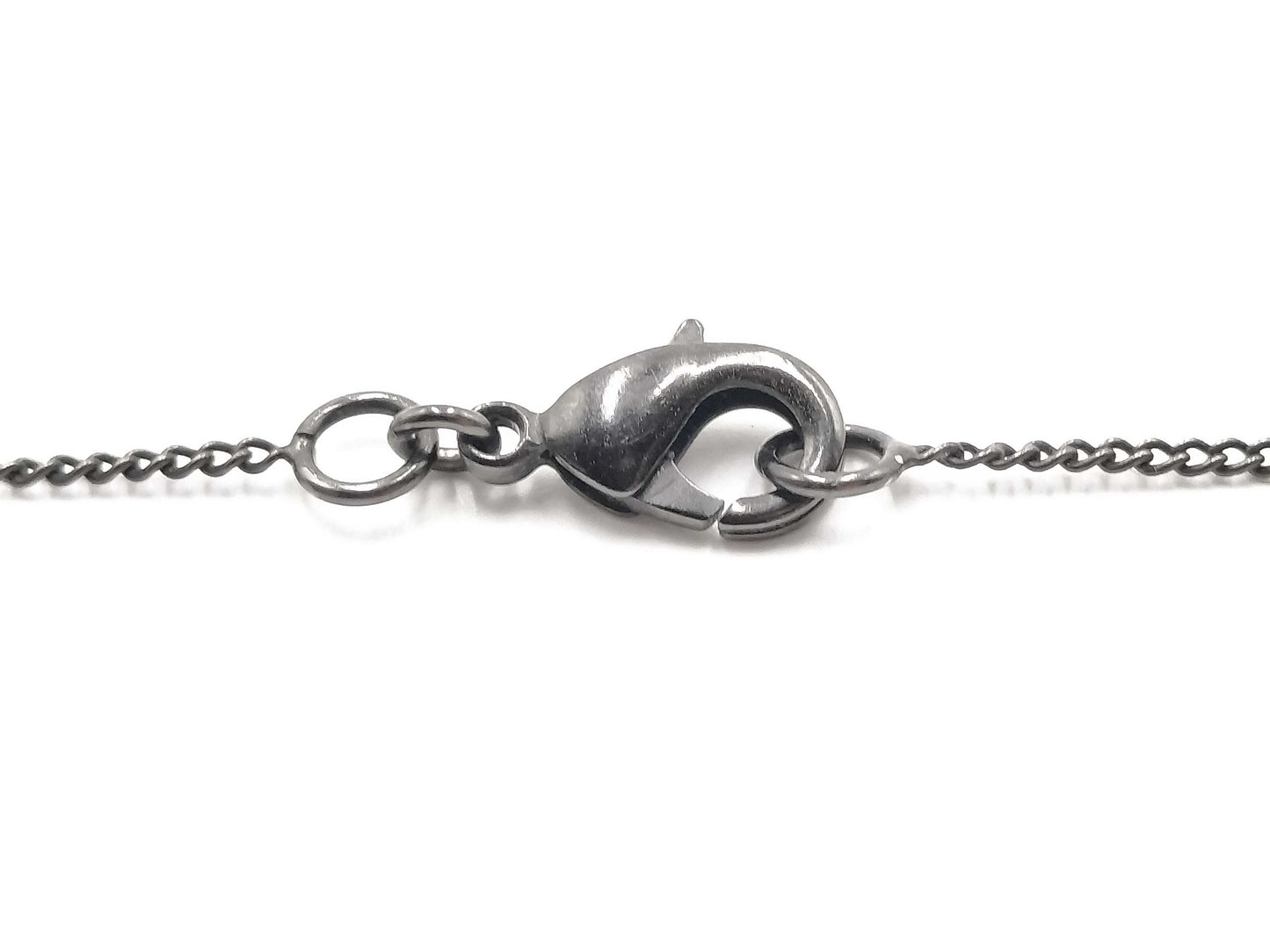 CHANEL 09P 09P Black Coco Necklace Necklace
