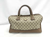 GUCCI Old GG PVC Boston Bag