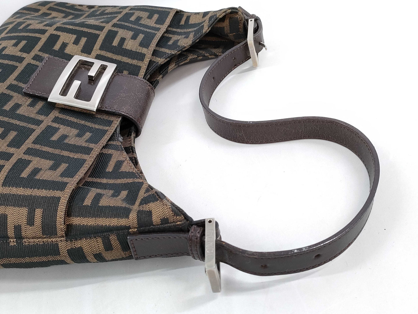 FENDI Zucca pattern semi-shoulder tote bag