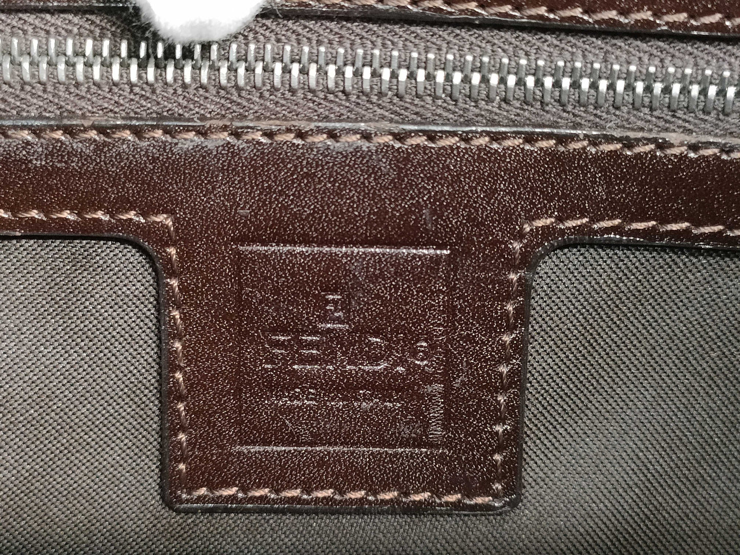 FENDI Zucca pattern semi-shoulder tote bag