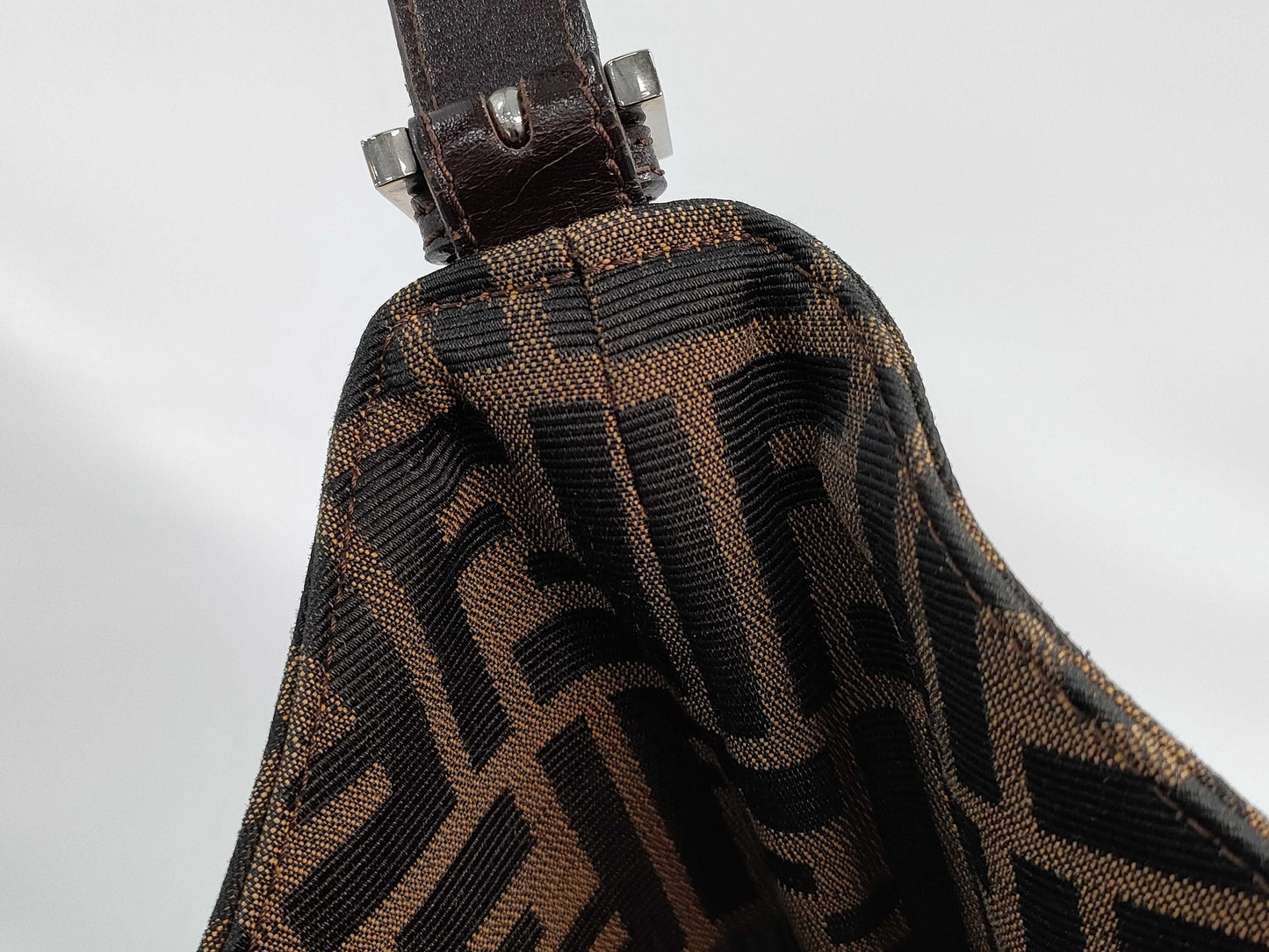 FENDI Zucca pattern semi-shoulder tote bag