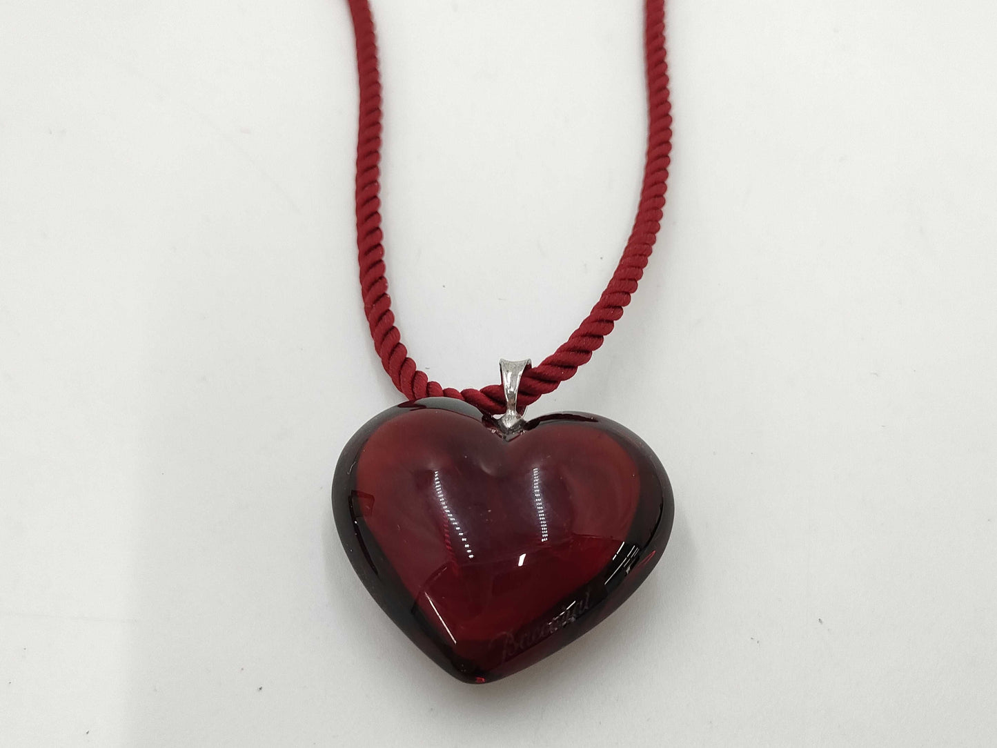 Baccarat Pendant Heart Necklace