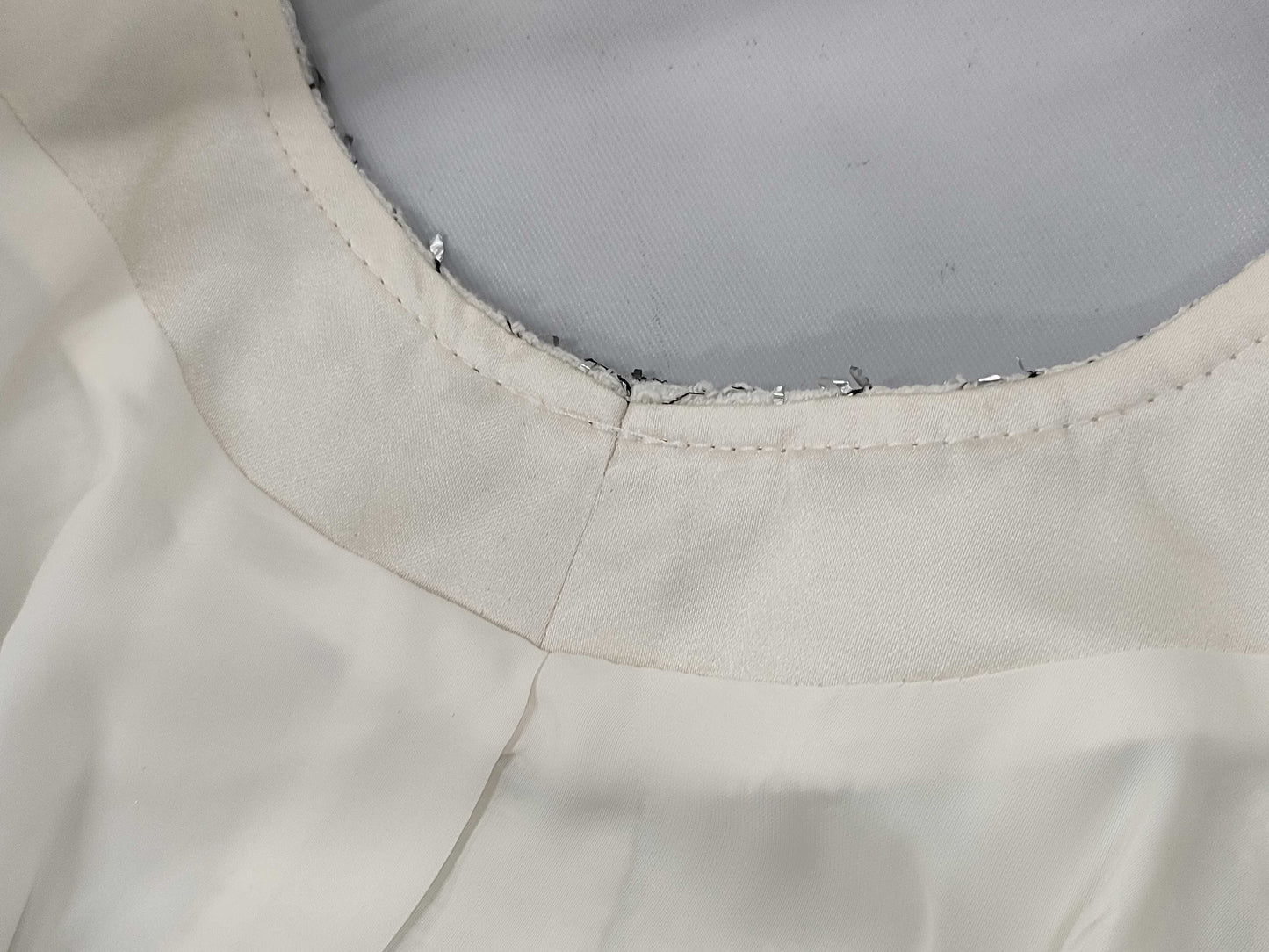 Rene Tweed Dress White 6116360 Dress