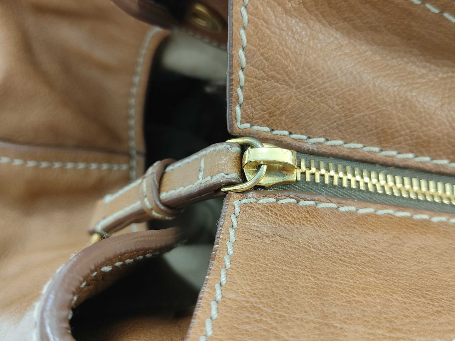 Miu Miu Leather Tote Bag