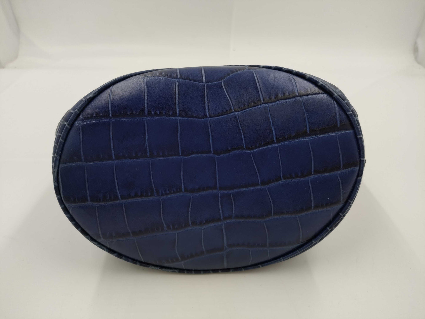 MaxMara Embossed Crocodile Drawstring Tote Bag