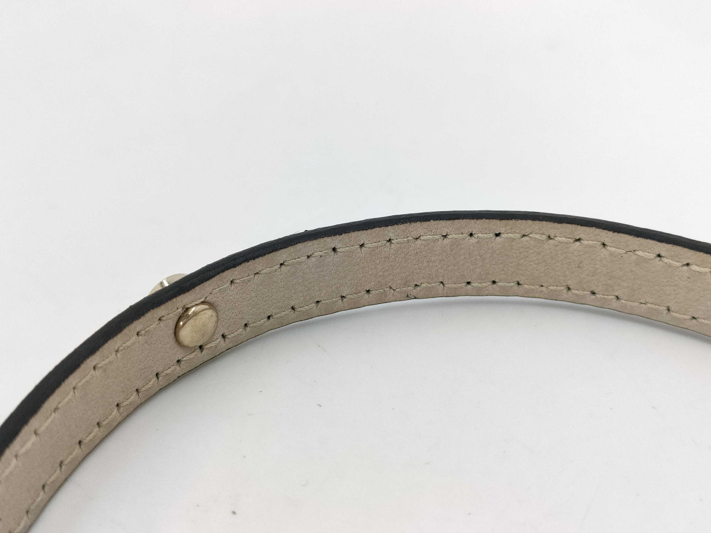 BVLGARI Narrow Leather Bracelet Bracelet/Bangle
