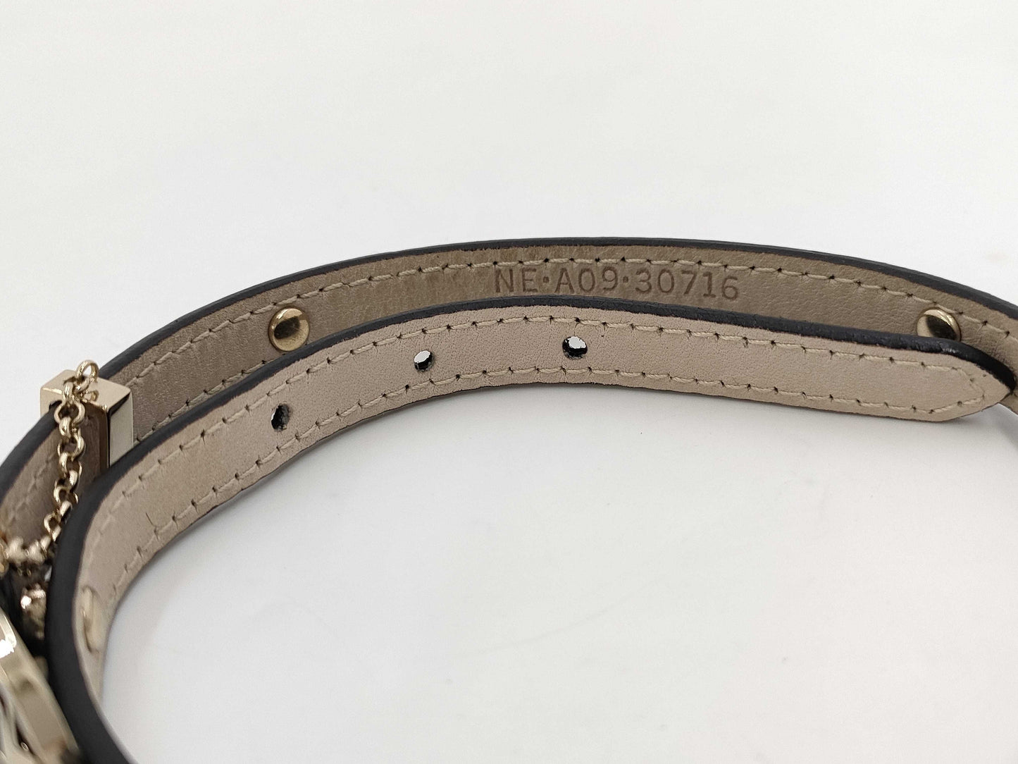 BVLGARI Narrow Leather Bracelet Bracelet/Bangle